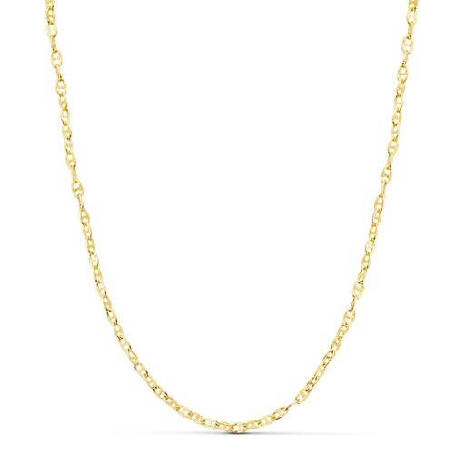 [P23002945] 18K CADENA ORO AMARILLO ANCLA HUECA LARGO 45 CM ANCHO 2 MM