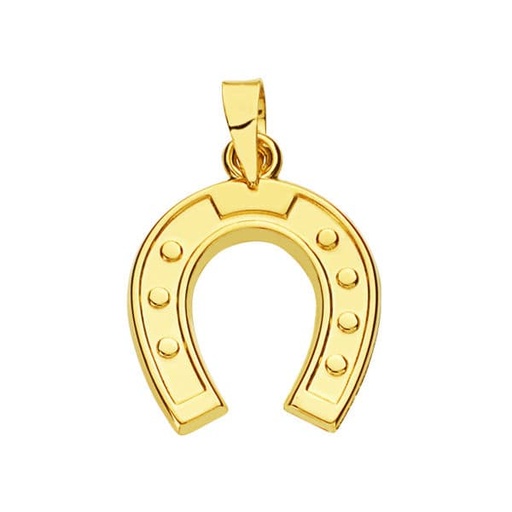 [P2539] 18K COLGANTE HERRADURA 20X15 MM