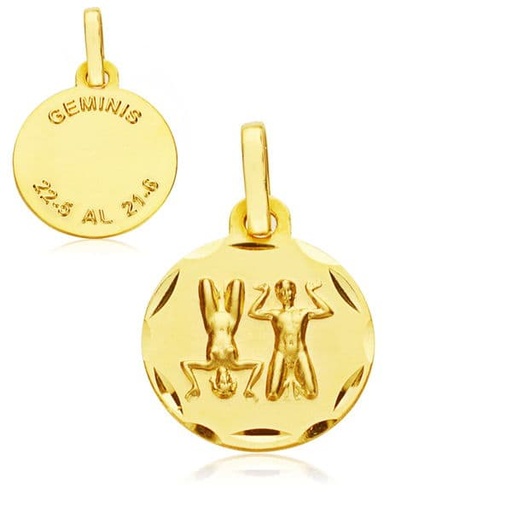 [P26000174GE] 18K HOROSCOPO GEMINIS 13 MM