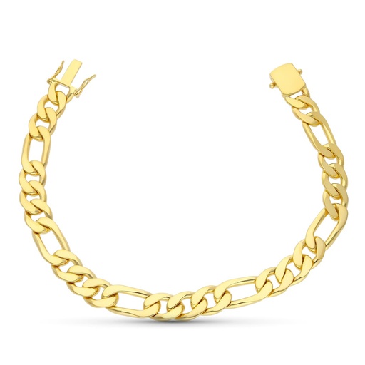 [P26000223] 18K PULSERA ORO AMARILLO MACIZA 21.5 CM 8 MM
