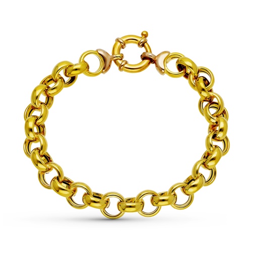 [P26000381] 18K PULSERA ORO AMARILLO ROLO