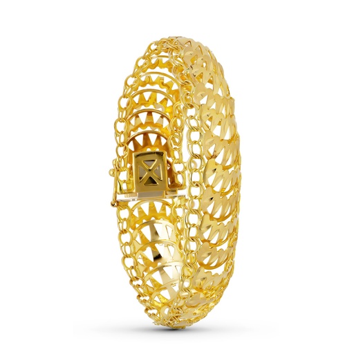 [P26000927] 18K PULSERA ORO AMARILLO PRINCESA