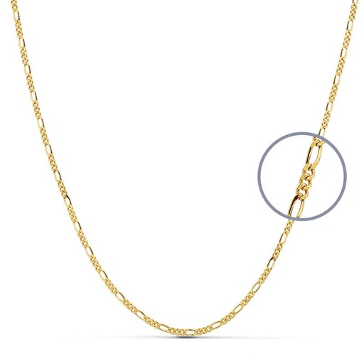[P26003645] 18K CADENA ORO AMARILLO CARTIER 45CM HUECA 2 MM