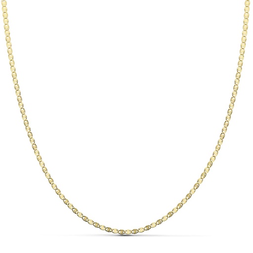 [P26006240] 18K CADENA MACIZA  DIAMANTADA 1.5 MM 40 CM