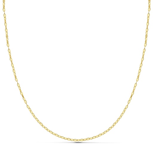 [P26006440] 18K CADENA MACIZA DIAMANTADA 40CM 1.5 MM
