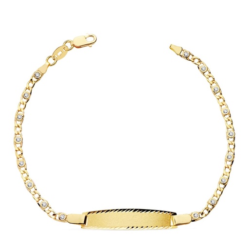 [P27000180] 18K ESCLAVA CIRCONITAS 17CM 2.5 MM