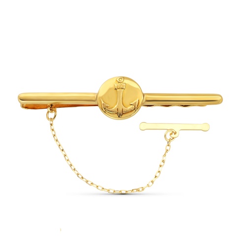 [P4385-7] 18K AGUJA ORO AMARILLO ANCLA 55X12 MM