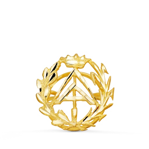[P8580-APA] 18K INSIGNIA ORO AMARILLO APAREJADOR 16 X 15 MM