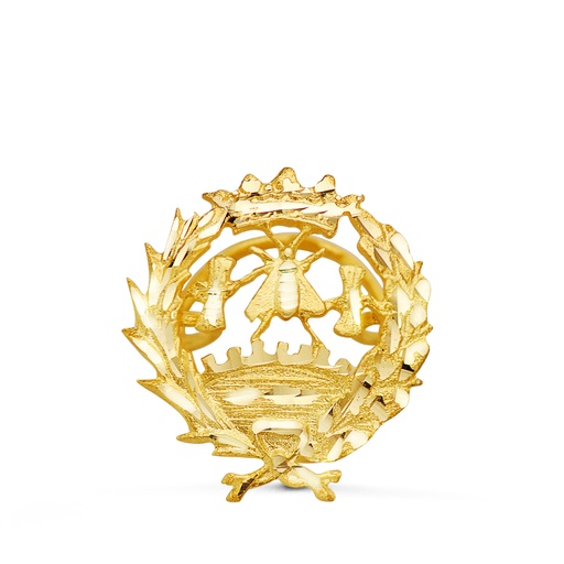 [P8580-ECO] 18K INSIGNIA ORO AMARILLO ECONOMICAS 18 X 17 MM