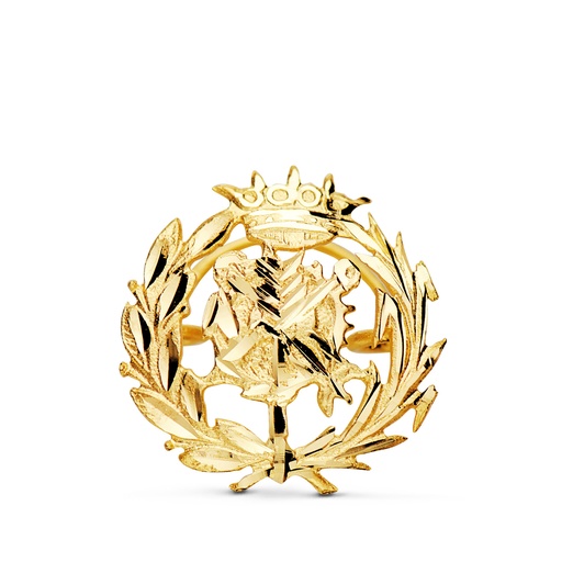[P8580-EMP] 18K INSIGNIA ORO AMARILLO EMPRESARIALES. 16 X 16 MM