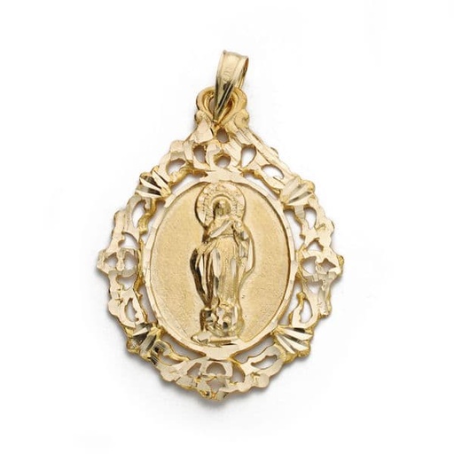 [P9K080134] 9K MEDALLA VIRGEN INMACULADA 9K 31X23MM