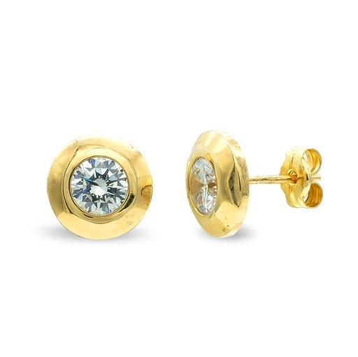 [P9K10915] 9K PENDIENTES 9 MM CIRCONITA 5 MM PRESION
