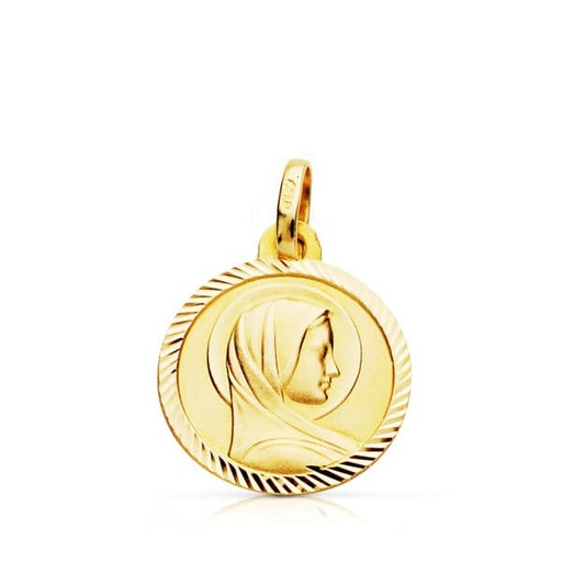 [P9K120640] 9K MEDALLA VIRGEN FRANCESA 14 MM