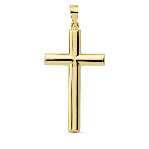 [P9K13535] 9K CRUZ ORO AMARILLO LISA 30X17 MM