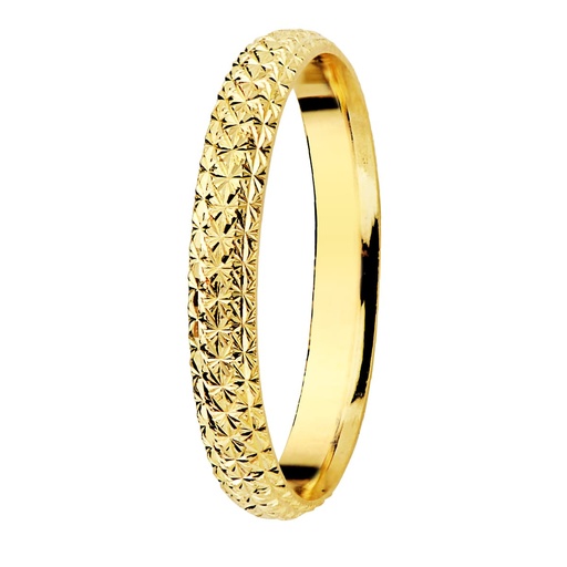 [P9K140336] 9K ALIANZA ORO AMARILLO MEDIA CAÑA TALLADA 2 MM