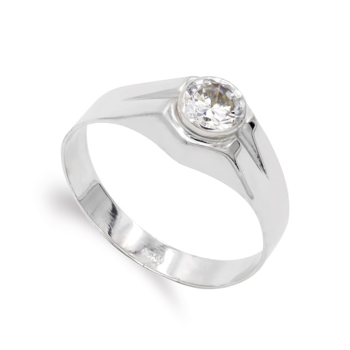 [P9K14999] 9K SOLITARIO ORO BLANCO HUECO