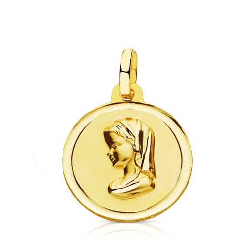 [P9K150351] 9K MEDALLA VIRGEN NIÑA 16 MM