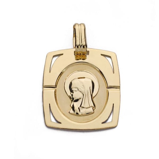 [P9K16225] 9K MEDALLA VIRGEN NIÑA 20X17 MM