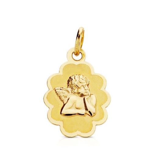 [P9K16255] 9K MEDALLA ANGEL BURLON 17X12 MM