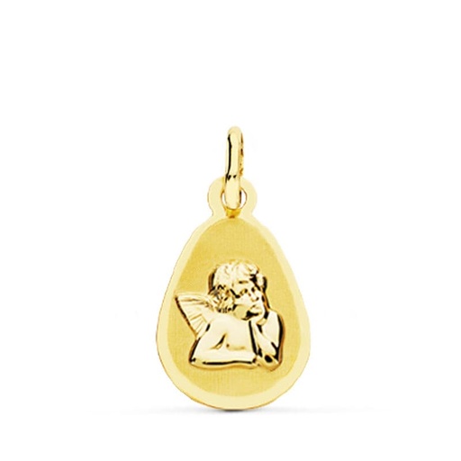[P9K16256] 9K MEDALLA ANGEL BURLON. 17X10 MM