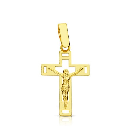 [P9K16385] 9K CRUZ CRISTO CALADA LASER  22 X 14 MM