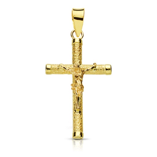 [P9K16444] 9K CRUZ ORO AMARILLO CRISTO 32X19 MM