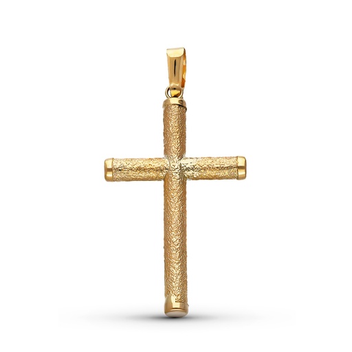 [P9K16446] 9K CRUZ ORO AMARILLO DIAMANTADA 32X19 MM