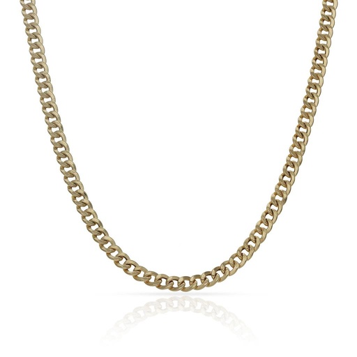 [CO590] CADENA ORO 18KL HUECA BARBADA - 3MM