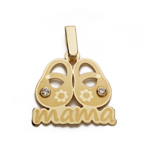 [P9K16555] 9K COLGANTE ORO AMARILLO MADRE. 18X17 MM