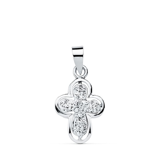 [P9K16688] 9K CRUZ ORO BLANCO 16X12 MM