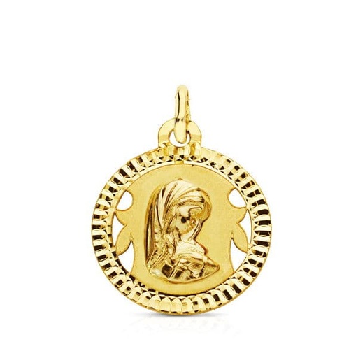 [P9K16694] 9K MEDALLA VIRGEN NIÑA LIGERA 16 MM