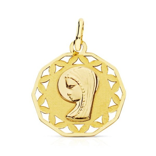 [P9K16699] 9K VIRGEN NIÑA CERCO CALADO 16 MM