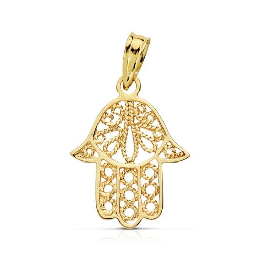 [P9K16711] 9K MANO DE FATIMA 19X15 MM