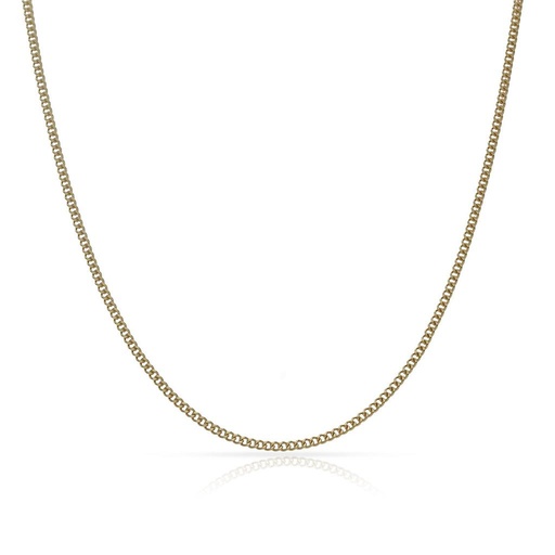 [CA2323] CADENA ORO 18KL BARBADA MACIZA - 1MM