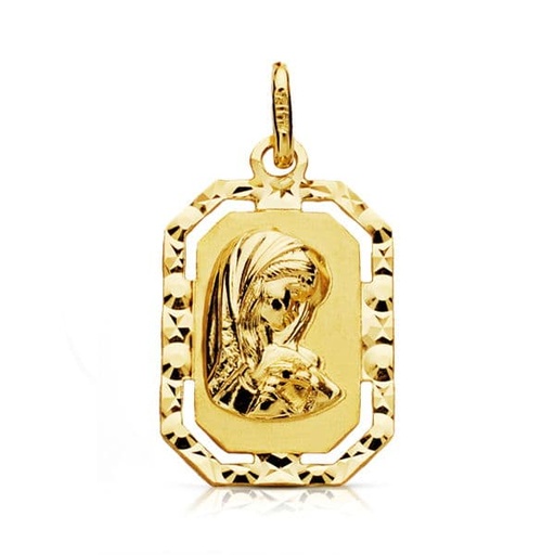 [P9K16806] 9K MEDALLA VIRGEN NIÑA 20X12 MM