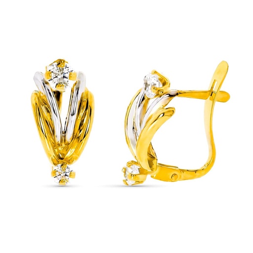 [P9K18221] 9K PENDIENTES BANDAS CON PIEDRA