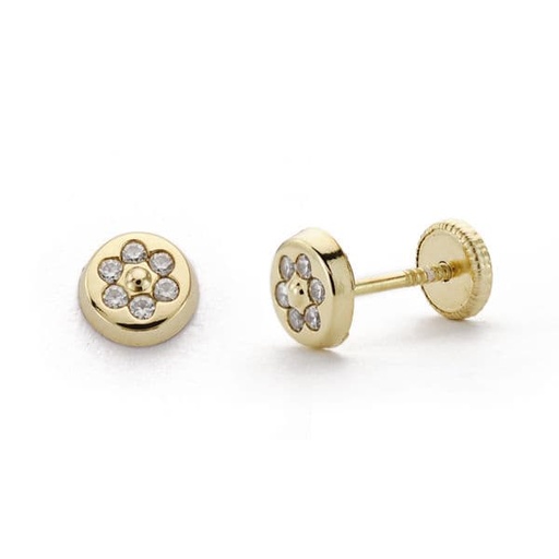 [P9K18308] 9K PENDIENTES REDONDOS 5.5 MM