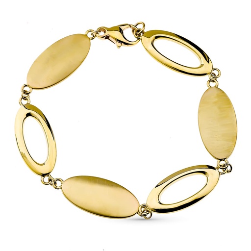 [P9K190231] 9K PULSERA HUECA 19 CM