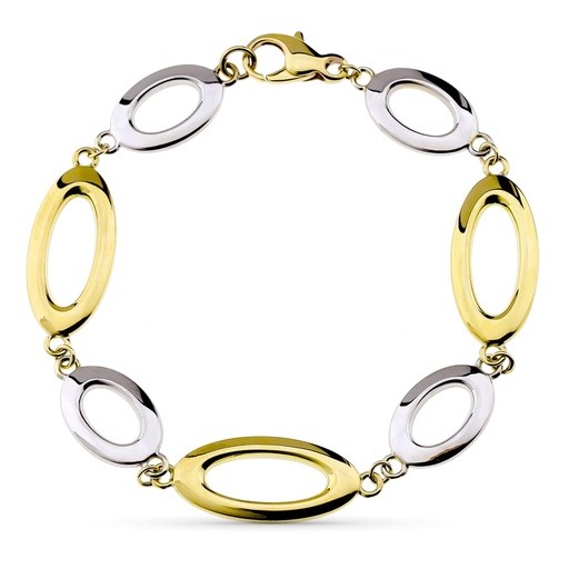 [P9K190232] 9K PULSERA HUECA 19 CM