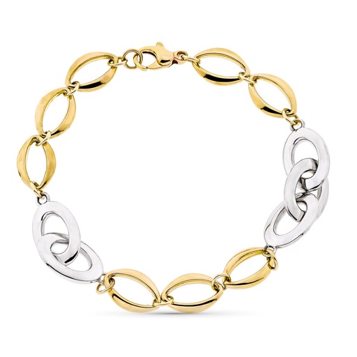 [P9K190233] 9K PULSERA HUECA 20.5 CM