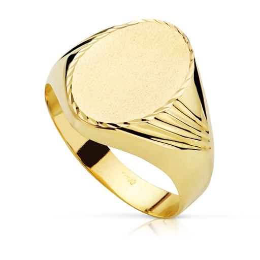 [P9K19160] 9K SELLO CABALLERO HUECO 16X12 MM