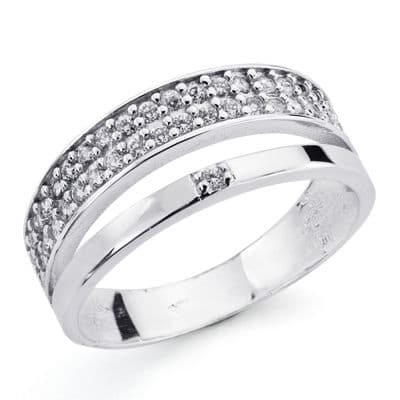 [P9K19247] 9K SORTIJA ORO BLANCO 43 CIRCONITAS
