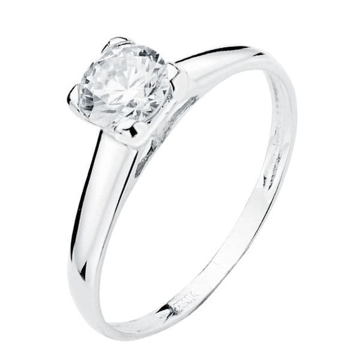 [P9K19260-OB] 9K SOLITARIO ORO BLANCO 6 MM
