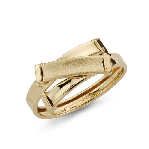 [P9K19277] 9K SORTIJA ORO AMARILLO BANDAS