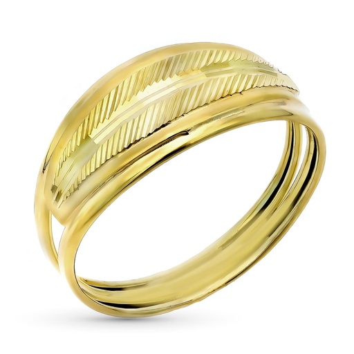 [P9K19291] 9K SORTIJA ORO AMARILLO TALLADA ANCHO CUERPO 8 MM