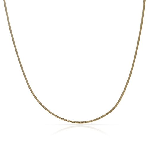 [CO1925] COLLAR ORO 18KL COLA TOPO AMARILLO