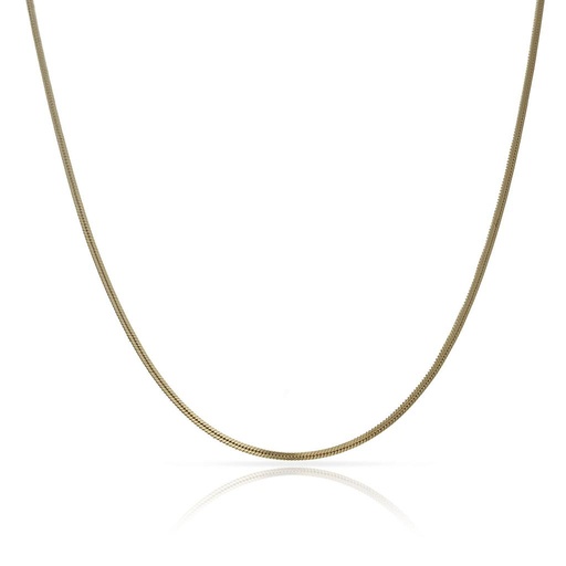 [CO1924] COLLAR ORO 18KL AMARILLO COLA TOPO