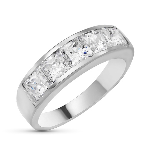 [P9K20260-2] 9K SORTIJA ORO BLANCO CIRCONITAS