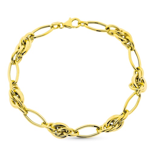 [P9K210003] 9K PULSERA ORO AMARILLO 20.5 CM