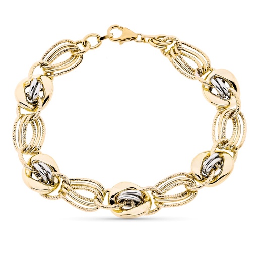 [P9K210142] 9K PULSERA HUECA 20 CM
